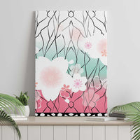 Japanese Kocho Pattern Canvas Wall Art Insect Pillar Butterfly Flower Fairy - Polynesian Pride