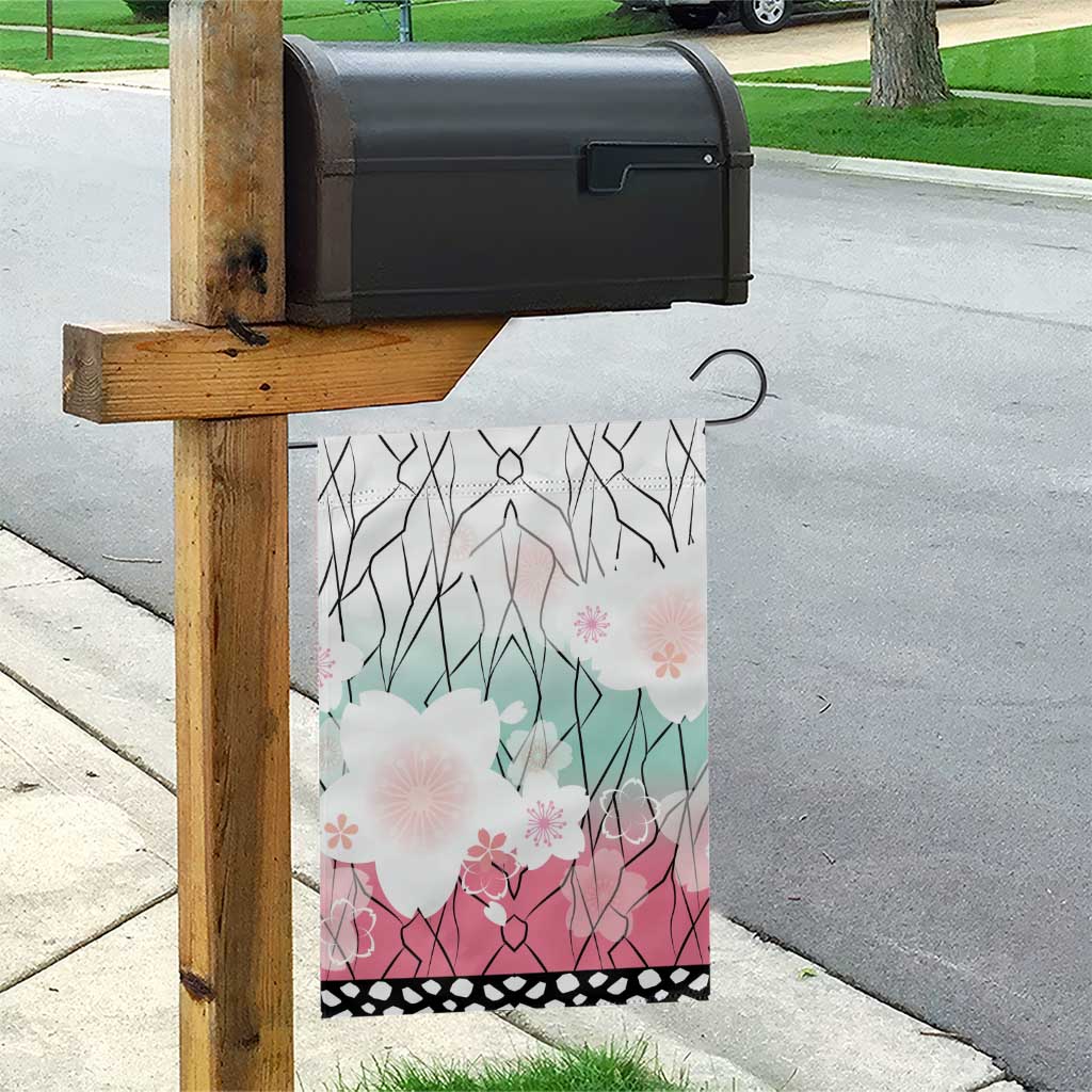 Japanese Kocho Pattern Garden Flag Insect Pillar Butterfly Flower Fairy - Polynesian Pride