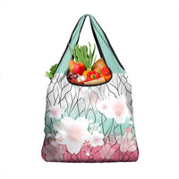 Japanese Kocho Pattern Grocery Bag Insect Pillar Butterfly Flower Fairy - Polynesian Pride