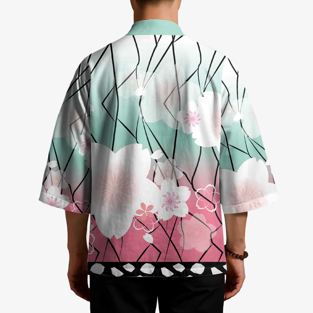 Japanese Kocho Pattern Kimono Insect Pillar Butterfly Flower Fairy LT9 - Polynesian Pride