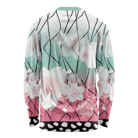 Japanese Kocho Pattern Long Sleeve Shirt Insect Pillar Butterfly Flower Fairy LT9 - Polynesian Pride