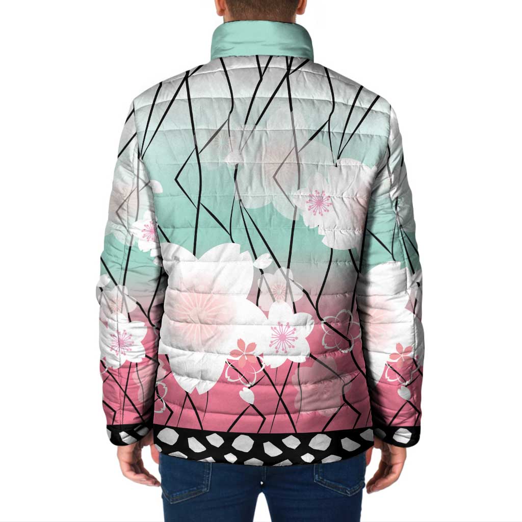 Japanese Kocho Pattern Padded Jacket Insect Pillar Butterfly Flower Fairy LT9 - Polynesian Pride