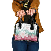 Japanese Kocho Pattern Shoulder Handbag Insect Pillar Butterfly Flower Fairy LT9 One Size Pink - Polynesian Pride