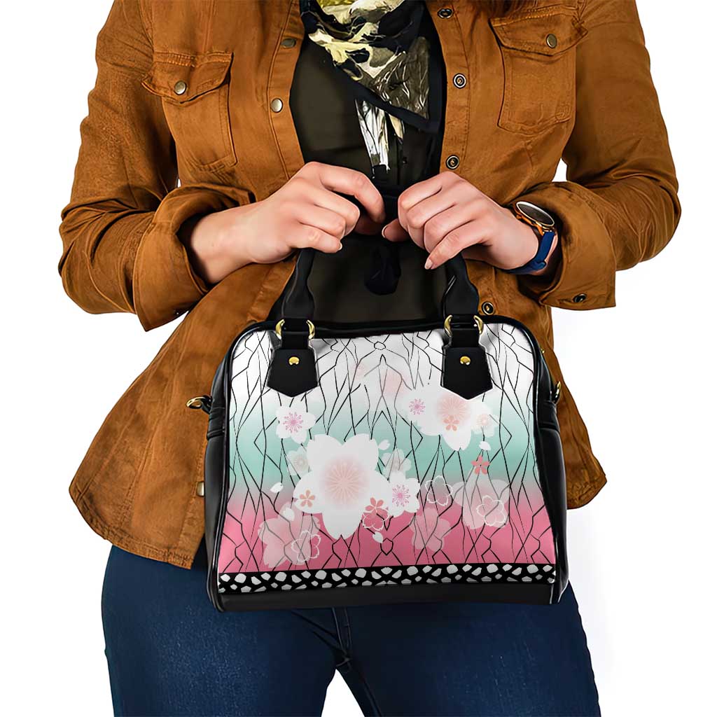 Japanese Kocho Pattern Shoulder Handbag Insect Pillar Butterfly Flower Fairy LT9 - Polynesian Pride
