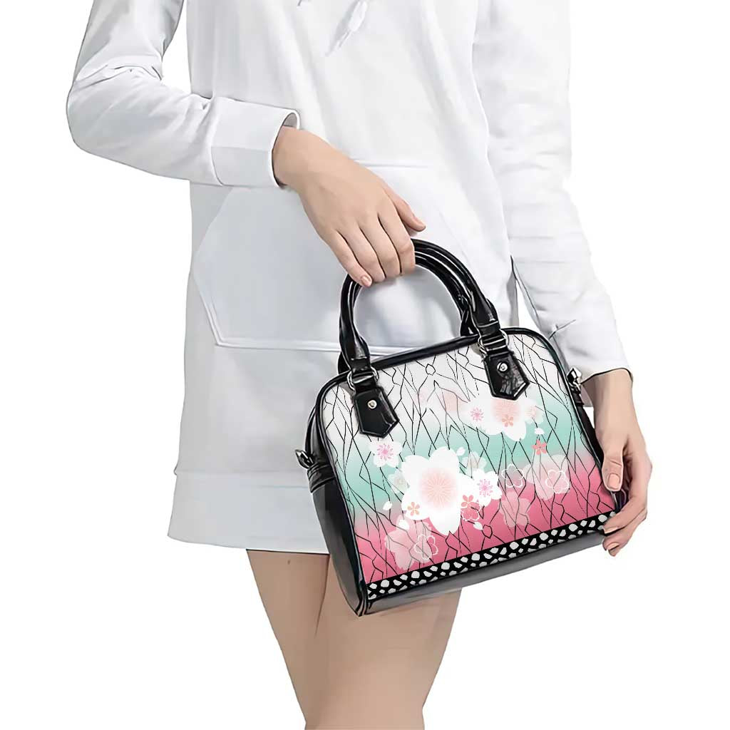 Japanese Kocho Pattern Shoulder Handbag Insect Pillar Butterfly Flower Fairy LT9 - Polynesian Pride