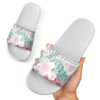 Japanese Kocho Pattern Slide Sandals Insect Pillar Butterfly Flower Fairy LT9 - Polynesian Pride