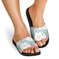 Japanese Kocho Pattern Slide Sandals Insect Pillar Butterfly Flower Fairy LT9 - Polynesian Pride