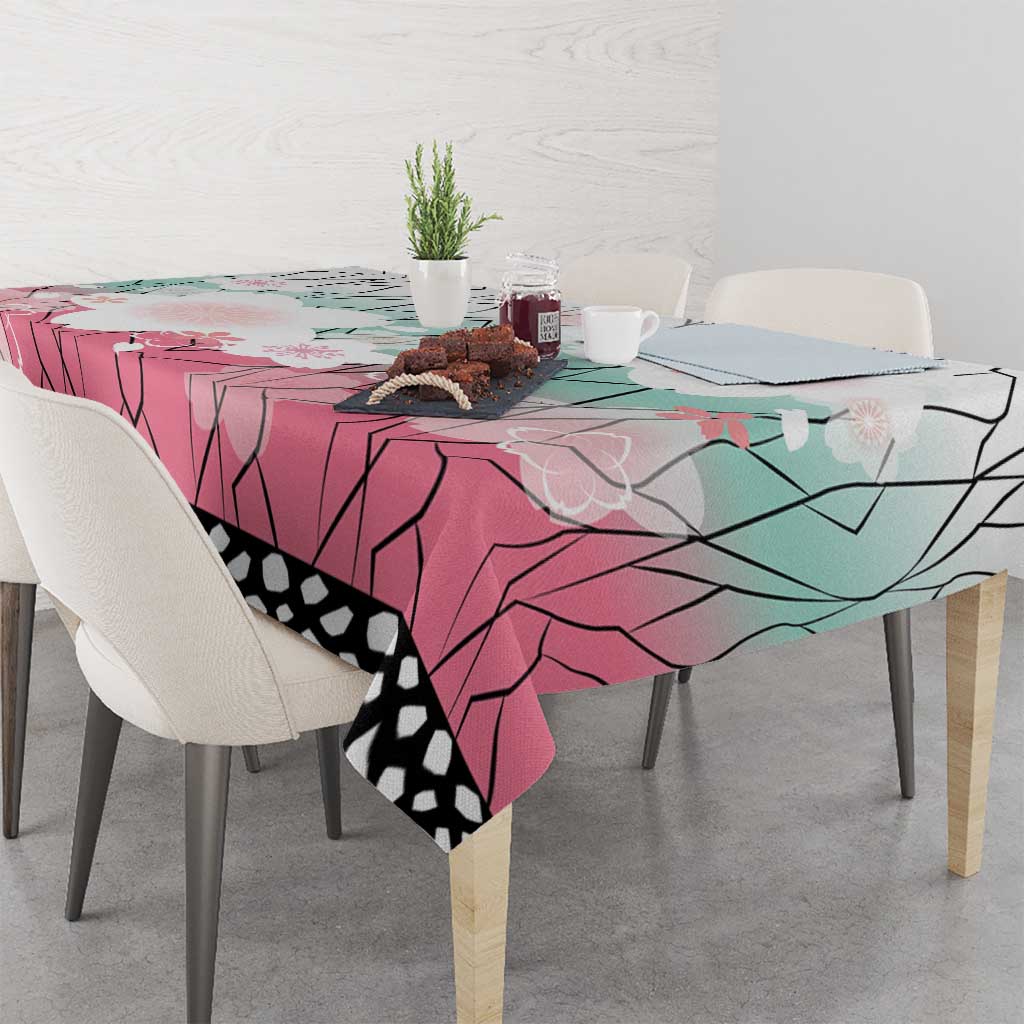 Japanese Kocho Pattern Tablecloth Insect Pillar Butterfly Flower Fairy - Polynesian Pride