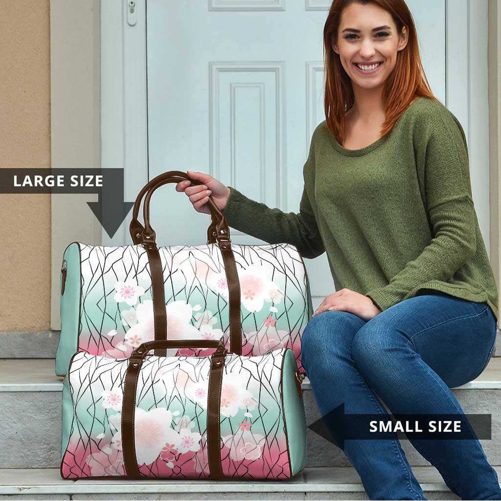 Japanese Kocho Pattern Travel Bag Insect Pillar Butterfly Flower Fairy LT9 - Polynesian Pride