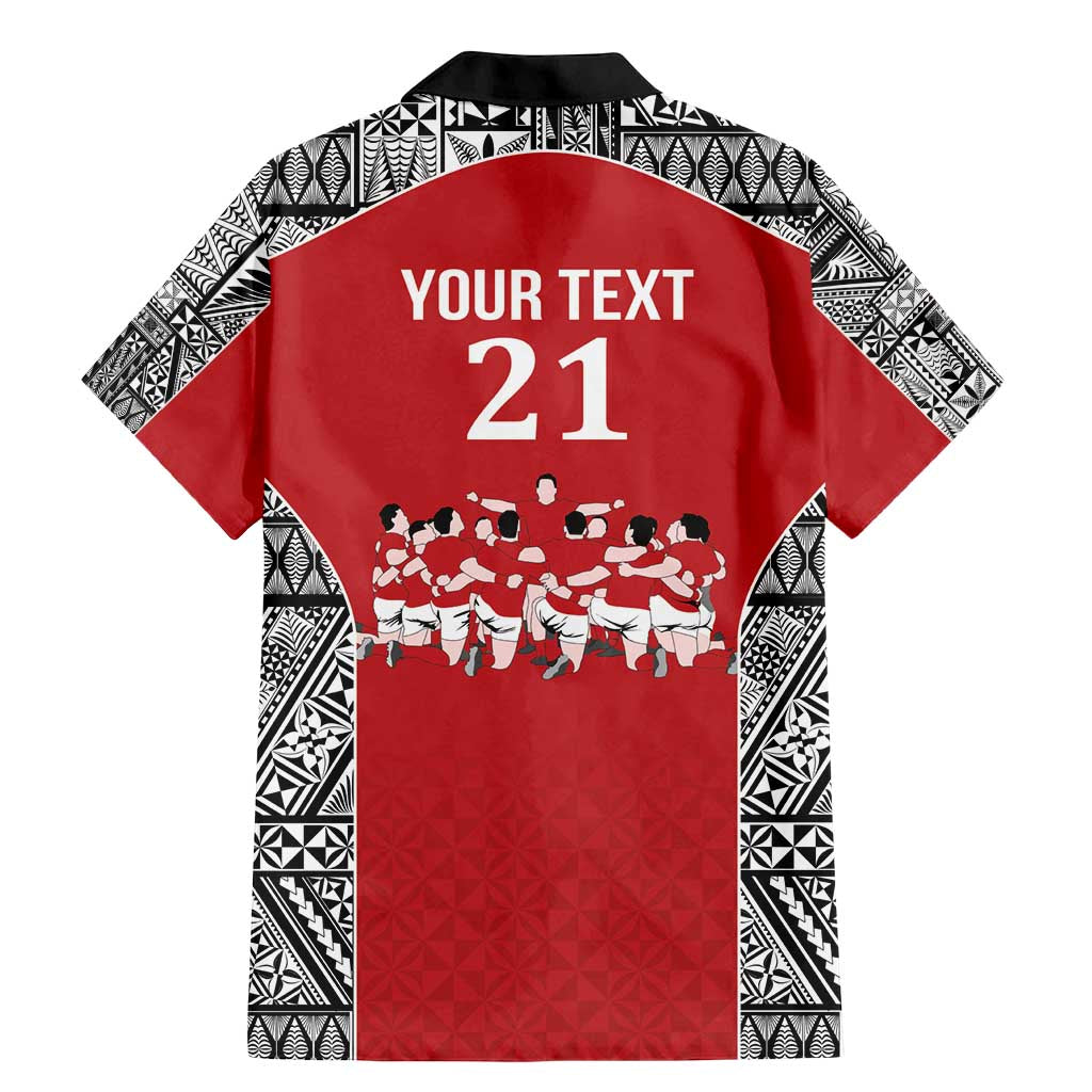 Custom Tonga Rugby Mate Ma'a Family Matching Mermaid Dress and Hawaiian Shirt Tonga XIII Make History Pacific Champions