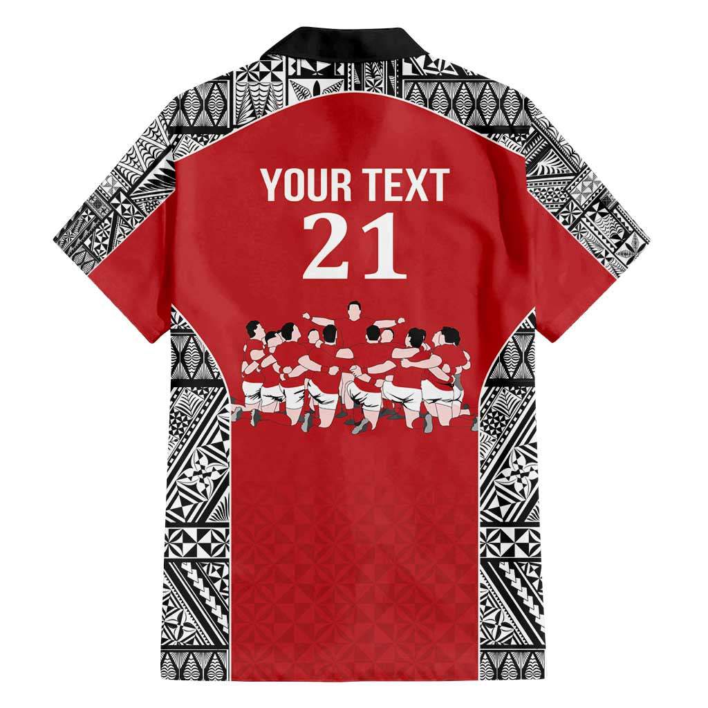 Custom Tonga Rugby Mate Ma'a Family Matching Puletasi and Hawaiian Shirt Tonga XIII Make History Pacific Champions LT9 - Polynesian Pride