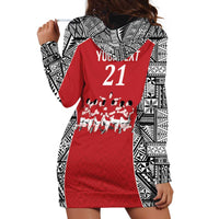 Custom Tonga Rugby Mate Ma'a Hoodie Dress Tonga XIII Make History Pacific Champions LT9 - Polynesian Pride