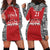 Custom Tonga Rugby Mate Ma'a Hoodie Dress Tonga XIII Make History Pacific Champions