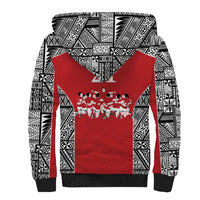 Custom Tonga Rugby Mate Ma'a Sherpa Hoodie Tonga XIII Make History Pacific Champions LT9 - Polynesian Pride