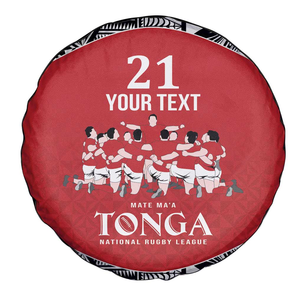 Custom Tonga Rugby Mate Ma'a Spare Tire Cover Tonga XIII Make History Pacific Champions