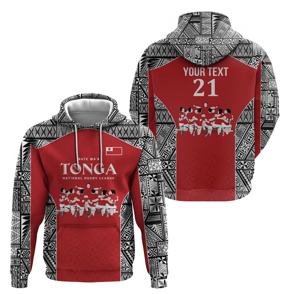 Custom Tonga Rugby Mate Ma'a Zip Hoodie Tonga XIII Make History Pacific Champions LT9 - Polynesian Pride