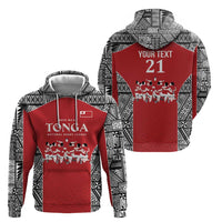 Custom Tonga Rugby Mate Ma'a Zip Hoodie Tonga XIII Make History Pacific Champions LT9 - Polynesian Pride