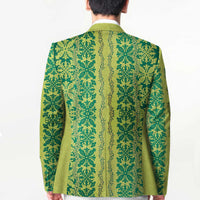 Hawaii Lei with Tribal Quilt Motif Blazer LT9 - Polynesian Pride