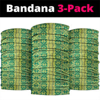 Hawaii Lei with Tribal Quilt Motif Neck Gaiter - Polynesian Pride