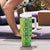 Hawaii Lei with Tribal Quilt Motif Tumbler With Handle