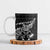 New Zealand Rugby Warrior Custom Ceramic Mug Black Fern Taniko Motif - Polynesian Pride