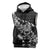 New Zealand Rugby Warrior Custom Sleeveless Hoodie Black Fern Taniko Motif - Polynesian Pride