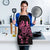 New Zealand Rugby Warrior Custom Apron Pink Fern Taniko Motif - Polynesian Pride