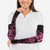 New Zealand Rugby Warrior Custom Arm Sleeves Pink Fern Taniko Motif - Polynesian Pride