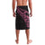 New Zealand Rugby Warrior Custom Lavalava Pink Fern Taniko Motif