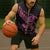 New Zealand Rugby Warrior Custom Sleeveless Zip Hoodie Pink Fern Taniko Motif - Polynesian Pride