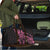New Zealand Rugby Warrior Custom Travel Bag Pink Fern Taniko Motif - Polynesian Pride