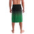 Green Silver Fern Spirit Taniko Tukutuku Personalised Lavalava