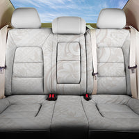 Hawaii Plumeria Lokelani Pikake Lei Back Car Seat Cover Sandy Beige Polynesian Tattoo
