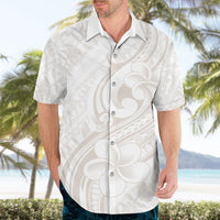 Hawaii Plumeria Lokelani Pikake Lei Hawaiian Shirt Sandy Beige Polynesian Tattoo