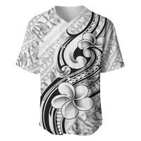 Hawaii Plumeria Lokelani Pikake Lei Baseball Jersey Ele'ele Polynesian Tattoo