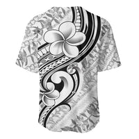 Hawaii Plumeria Lokelani Pikake Lei Baseball Jersey Ele'ele Polynesian Tattoo
