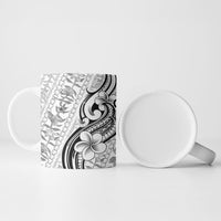 Hawaii Plumeria Lokelani Pikake Lei Ceramic Mug Ele'ele Polynesian Tattoo LT9 - Polynesian Pride