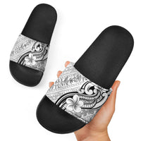 Hawaii Plumeria Lokelani Pikake Lei Slide Sandals Ele'ele Polynesian Tattoo LT9 - Polynesian Pride