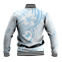 Hawaii Plumeria Lokelani Pikake Lei Baseball Jacket Uliuli Polynesian Tattoo