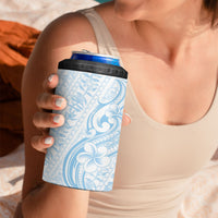 Hawaii Plumeria Lokelani Pikake Lei 4 in 1 Can Cooler Tumbler Uliuli Polynesian Tattoo LT9 - Polynesian Pride
