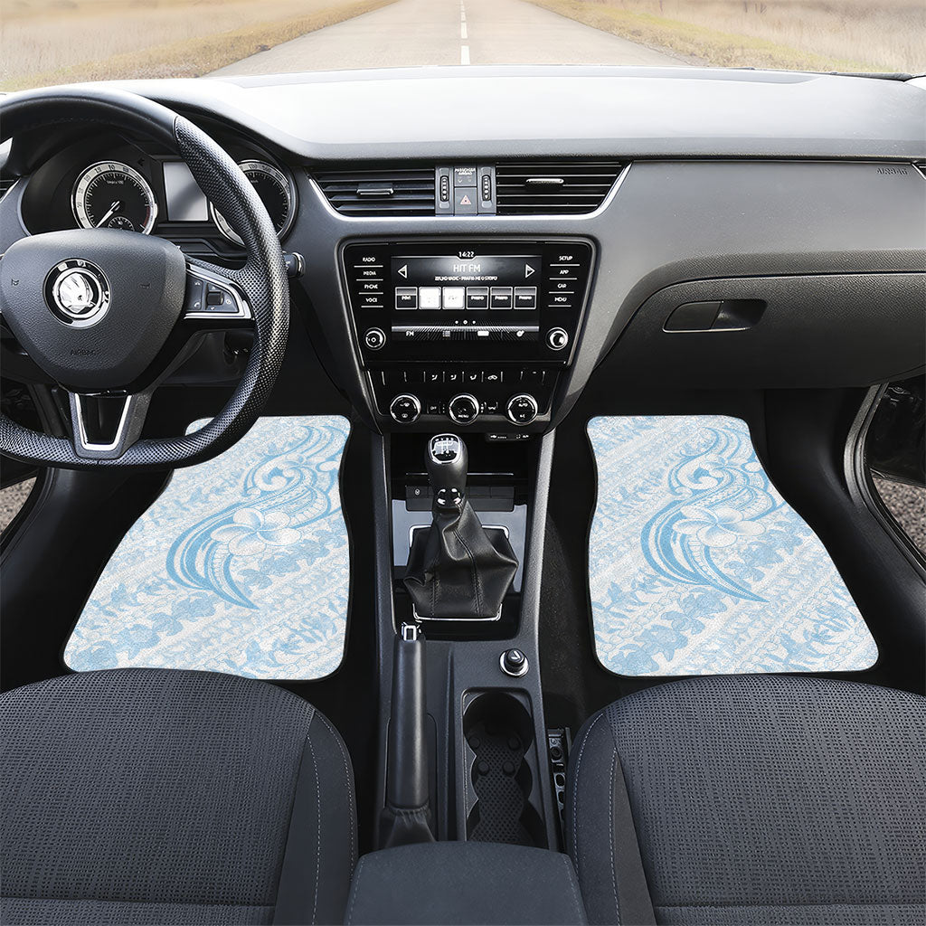 Hawaii Plumeria Lokelani Pikake Lei Car Mats Uliuli Polynesian Tattoo