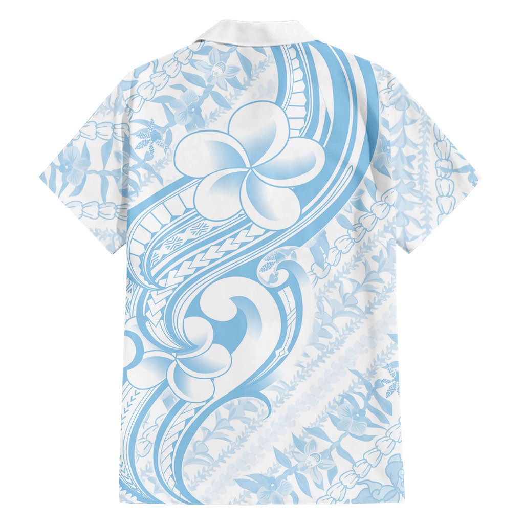 Hawaii Plumeria Lokelani Pikake Lei Family Matching Mermaid Dress and Hawaiian Shirt Uliuli Polynesian Tattoo LT9 - Polynesian Pride