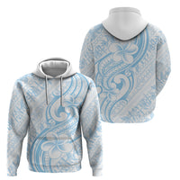 Hawaii Plumeria Lokelani Pikake Lei Hoodie Uliuli Polynesian Tattoo LT9 - Polynesian Pride