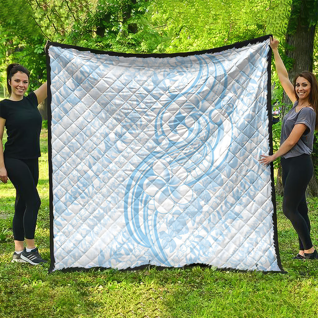 Hawaii Plumeria Lokelani Pikake Lei Quilt Uliuli Polynesian Tattoo LT9 - Polynesian Pride