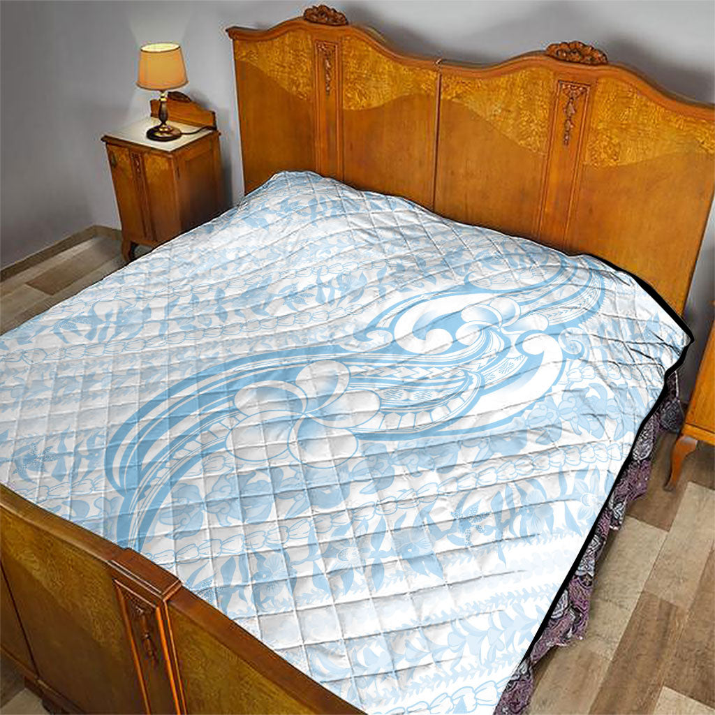 Hawaii Plumeria Lokelani Pikake Lei Quilt Uliuli Polynesian Tattoo LT9 - Polynesian Pride