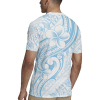 Hawaii Plumeria Lokelani Pikake Lei Rugby Jersey Uliuli Polynesian Tattoo