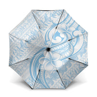 Hawaii Plumeria Lokelani Pikake Lei Umbrella Uliuli Polynesian Tattoo LT9 One Size Folded 11.42 inch Opened Diameter 37.4 inch Blue - Polynesian Pride