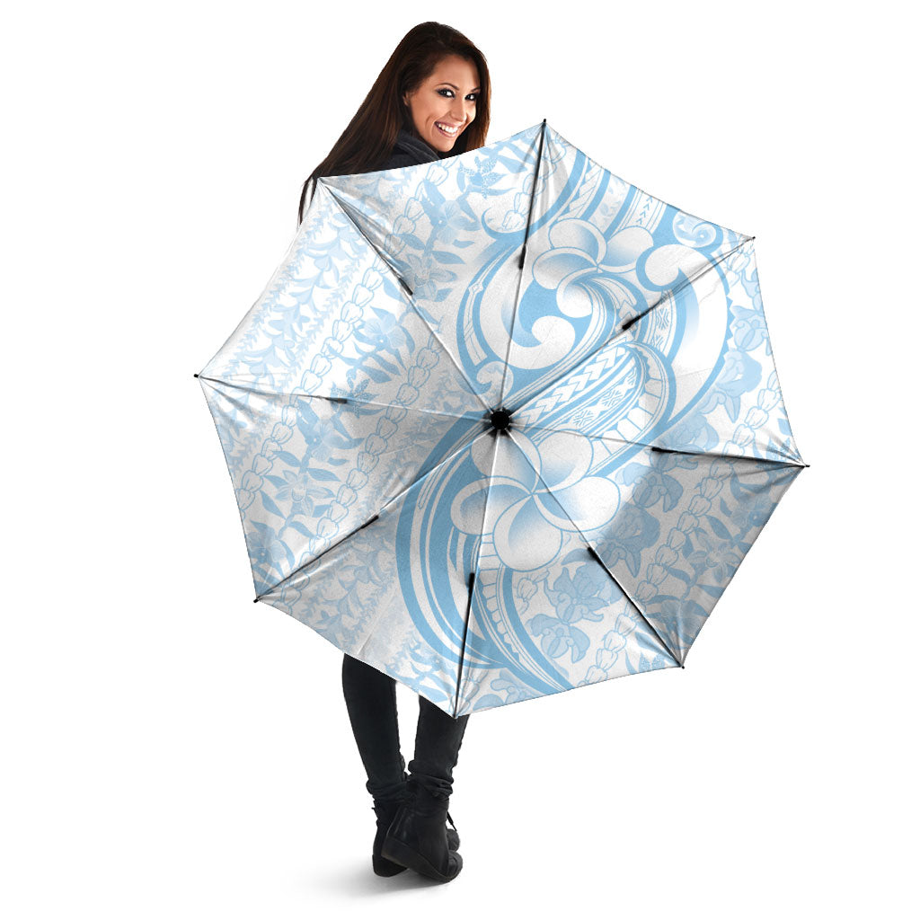 Hawaii Plumeria Lokelani Pikake Lei Umbrella Uliuli Polynesian Tattoo LT9 - Polynesian Pride