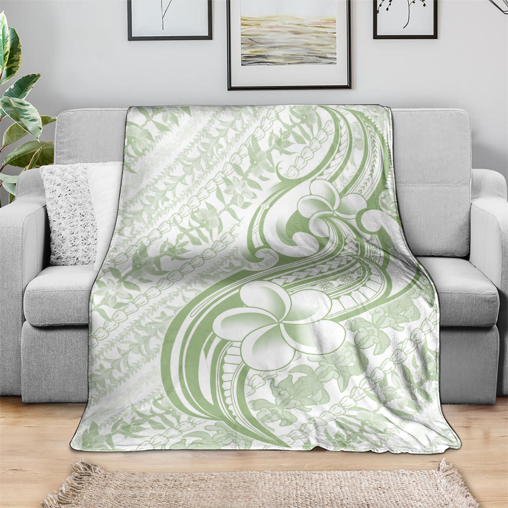 Hawaii Plumeria Lokelani Pikake Lei Blanket Oma'oma'o Polynesian Tattoo LT9 - Polynesian Pride