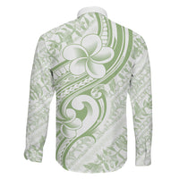 Hawaii Plumeria Lokelani Pikake Lei Family Matching Puletasi and Hawaiian Shirt Oma'oma'o Polynesian Tattoo LT9 - Polynesian Pride